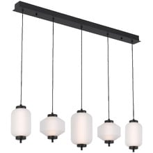 Black Torso 5 Light LED Pendant